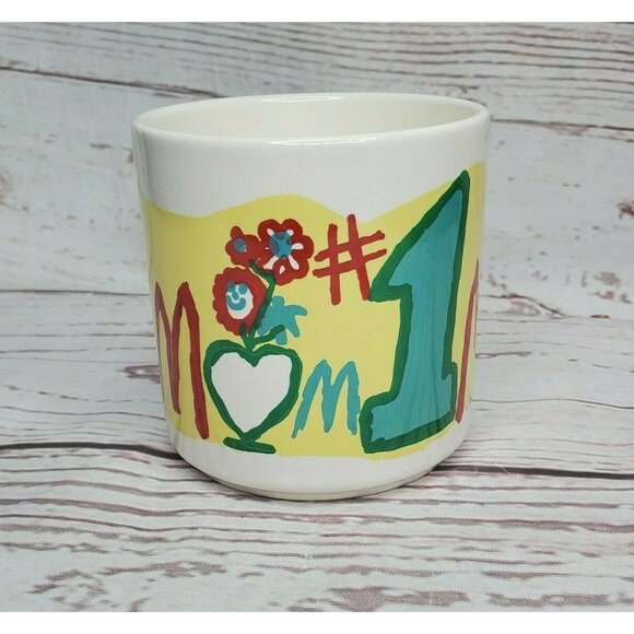 Rare #1 Mom Made in Brazil Mug by Suzanne Morrison – Unique Collectible Gift - Picture 3 of 12